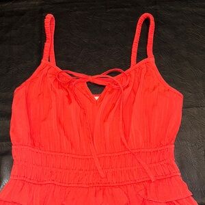 Flying Tomato Red Jumpsuit, NWOT, Orange, size L